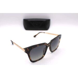 DIFF Eyewear Bella Cat Eye Sunglasses Tortoise Gold Frames Oversized w/ Case